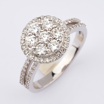 Tasarım Taşlı Laboratuvar Pırlanta Yüzük